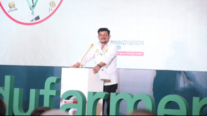 Mentan SYL Gairahkan Star Up dan Petani Milenial Memajukan Pertanian Presisi