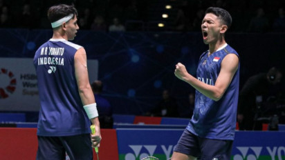 Fajar/Rian Cerita Rahasia Comeback dari Tekanan Ganda Korsel di All England 2023