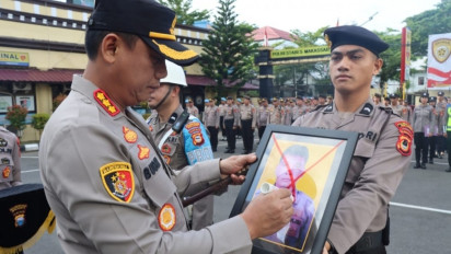Terlibat Narkoba, Anggota Polisi dari Polrestabes Makassar Dipecat Secara Tidak Hormat
