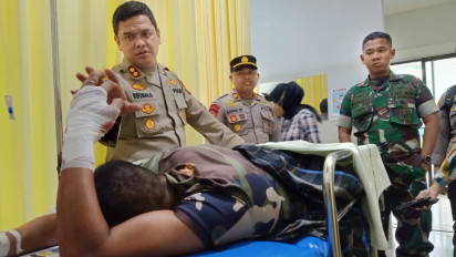 Anggota TNI Divisi III Kostrad Terluka akibat Ditebas, Pelaku Dititip di Polda Sulsel