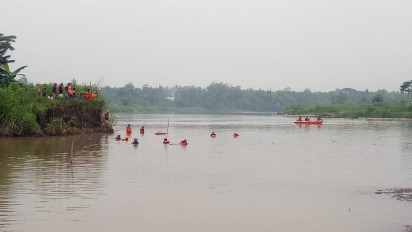 Jaring Ikan di Sungai Progo, Warga Bantul Terpeleset Hilang Tenggelam