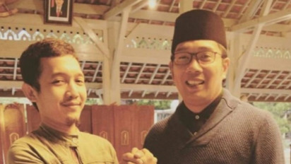 Teman Jadi Lawan? Ternyata Dulunya Sabil Guru Honorer Asal Cirebon Pendukung Ridwan Kamil