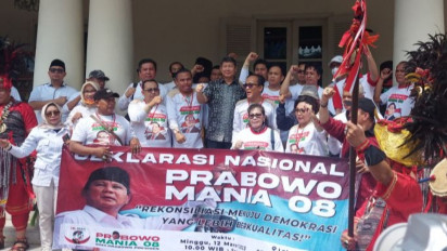 Relawan Jokowi Sebut Prabowo Menguat di Sumatera Utara Sebagai Capres