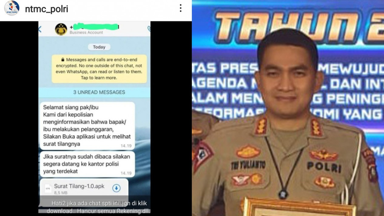 Hati-Hati!  Aplikasi Surat ETLE Palsu Beredar, Polisi Minta Warga Waspada
            - galeri foto