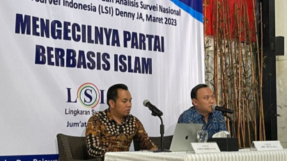 LSI Denny JA Prediksi Dukungan untuk Partai Berbasis Islam Menurun