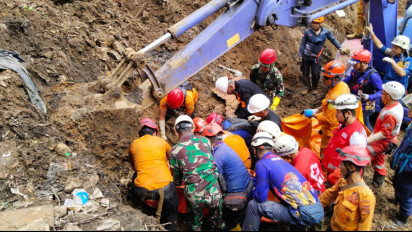 Tim SAR Gabungan Temukan Dua Orang Korban Terakhir Longsor Bogor, Nenek Mendekap Cucu di Kedalaman 1,5 Meter