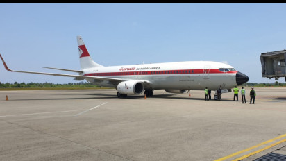 Mengalami Gangguan Teknis Pesawat Garuda Tujuan Padang - Jakarta Sempat Gagal Terbang