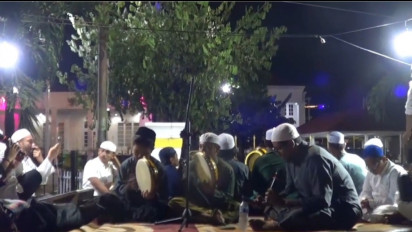 Pawai dengan Bersholawat Warnai Sambut Ramadhan di Kota Gorontalo