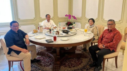 Kemarin Swafoto bareng Prabowo, Ganjar, Kini Jokowi Temui Mega, Bahas Apa?
