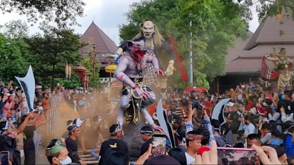 Memperingati Hari Raya Nyepi, Pawai Ogoh-ogoh Pertama Kali Digelar di Solo