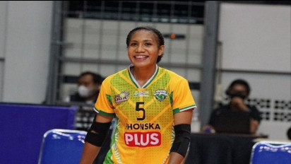 Pemain Tim Gresik Petrokimia Pupuk Indonesia Mediol Stiovanny Yoku jadi Pemain Putri Terbaik Proliga 2023