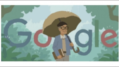 Penyair Legendaris 'Hujan Bulan Juni'  Sapardi Djoko Damono Jadi Google Doodle Hari Ini