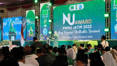 Penyemangat Seluruh Kinerja Lembaga NU se-Jatim, Gubernur Khofifah Apresiasi Anugerah PWNU Award 2023