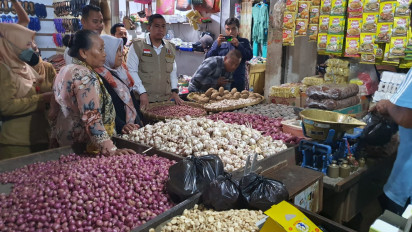 Jaga Kestabilan Harga Jelang Ramadhan, Satgas Pangan Kabupaten Malang Sidak Pasar