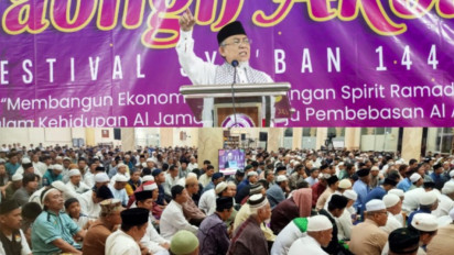 Jelang Ramadhan, Ribuan Jamaah Hadiri Tabligh Akbar dan Festival Syaban 1444 H di Ponpes Al-Fatah