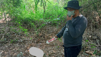 Diduga Potongan Kaki Kanan Korban Mutilasi "Koper Merah" Ditemukan