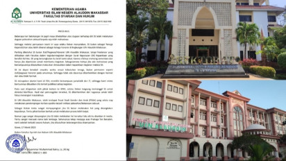 Dugaan Sodomi staff Freelancer di Kampus UIN Alauddin Makassar, Polisi : "Kami Menunggu Laporan Korban"