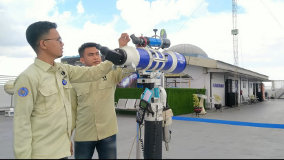 Pastikan 1 Ramadhan, Observatorium Ilmu Falak (OIF) UMSU Siapkan Teleskop Pantau Hilal
