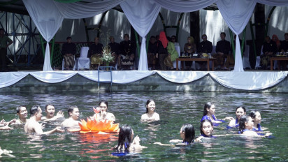 Sambut Bulan Suci Ramadhan, Warga Boyolali Gelar Tradisi Padusan