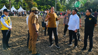 Siapkan Lahan Jagung, Presiden Jokowi Laksanakan Kick Off Food Estate 10 Ribu Hektare