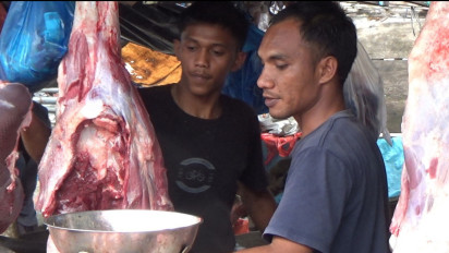 Harga Daging Meugang di Aceh Barat Capai Rp200 Ribu Per Kilogram