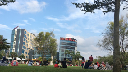 Ruang Publik Dekat Bandara Kualanamu Ini Bisa Menjadi Tempat Ngabuburit