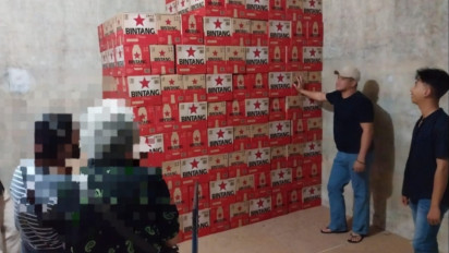 Jelang Ramadhan, 395 Kardus Miras Disita Polresta Gorontalo Kota