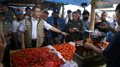 Harga Kebutuhan Pokok di Pasar Kota Batu Stabil, Pj Walikota Batu Minta tetap Waspadai Inflasi