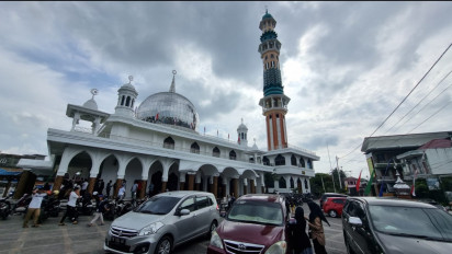 Megahnya Masjid Raya Pematangsiantar, Bangunan Berusia Satu Abad Lebih dengan Arsitektur Masjid Nabawi