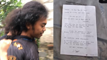 Merinding Isi Surat Pelaku Mutilasi Sadis Ayu Indraswari: Bawa Nama Allah, Wisma Kaliurang Sleman jadi Saksi 