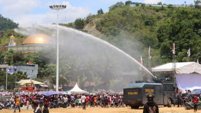 Ricuh, Jalan Sehat Gerindra di Jayapura Ricuh Akibat Kekurangan Kupon Doorprize