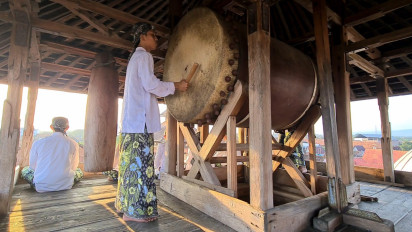 Menilik Tradisi Tabuh Bedug Dandangan Tandai Awal Ramadan di Kudus