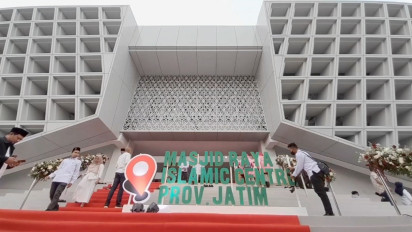 Baru Diresmikan, Masjid Raya Islamic Centre Surabaya Siap Digunakan