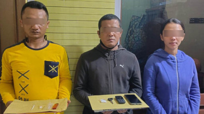 Oknum Polisi Pengguna Narkoba dan 2 Pengedar Ditangkap Sat Resnarkoba Polres Taput