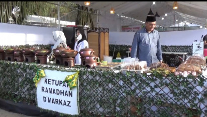 600 Lapak UMKM dan Kuliner Menu Buka Puasa hadir di Bazar Ramadhan Masjid AL Markas