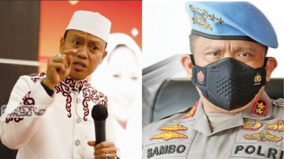 Momen Ceramah Ustaz Das'ad Latif di Hadapan Para Polisi, Berani sindir Ferdy Sambo, Ini Katanya..