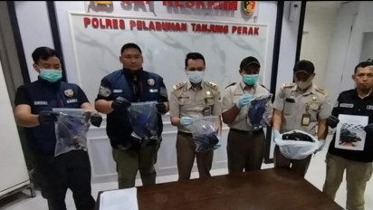 Penyelundupan 51 Burung Gagak untuk Ritual Paranormal Digagalkan Polres Pelabuhan Tanjung Perak Surabaya