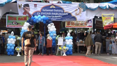 Pasar Pabukoan Sediakan Aneka Menu Berbuka Puasa Khas Masakan Padang