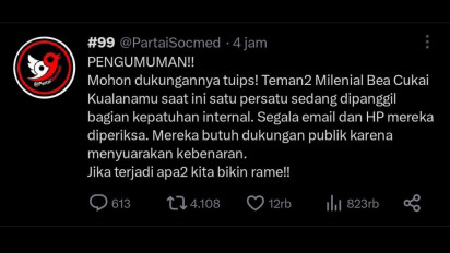 Buntut Suarakan Kebobrokan Bea Cukai, Milenial BC Bandara Kualanamu Diperiksa Internal