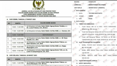 Kontroversi Calon Hakim Agung Triyono Martanto, Miliki Harta Fantastis hingga Pernah Dituding Plagiat Makalah
