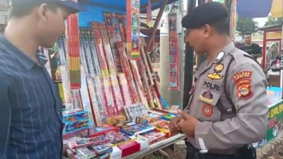 Bulan Ramadhan, Polres Lampung Timur Amankan Ribuan Petasan Berbagai Jenis