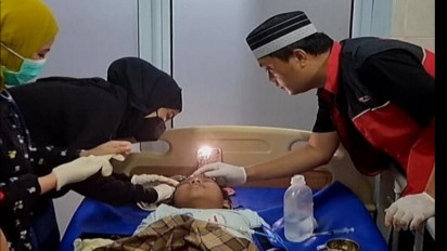 Sembilan Orang Korban Luka Runtuhnya Kubah Masjid Makassar Dirawat di RS TNI AL Jala Ammari Lantamal VI