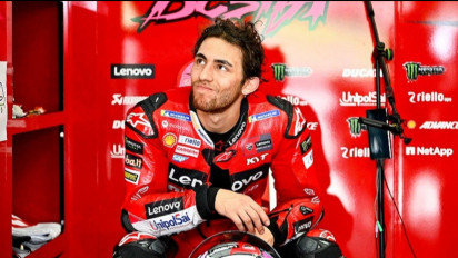 Pebalap Ducati Enea Bastianini Alami Patah Tulang Setela Crash di Sprint Race Pertama MotoGP Portugal 2023