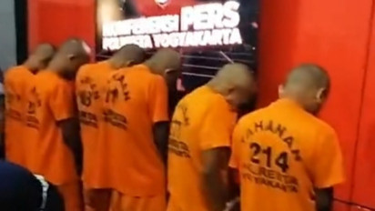 Polisi Amankan 15 Pelaku Aksi Kekerasan di Jalan Tentara Rakyat Mataram Yogyakarta