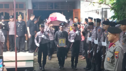 Briptu RF Dimakamkan Hari Ini di Semarang, Jenazah Diantar Langsung Kapolda Gorontalo
