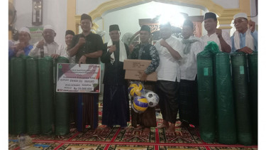 Berkah Ramadhan! Sejumlah Masjid di Tebo Dapat Bantuan dari Pemerintah
