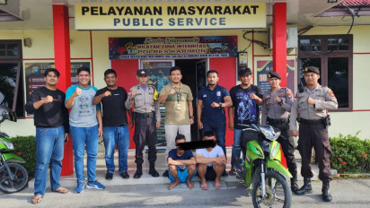 Posting Barang Curian di Medsos, Dua ABG Pencuri Motor di Masjid Ditangkap Polisi