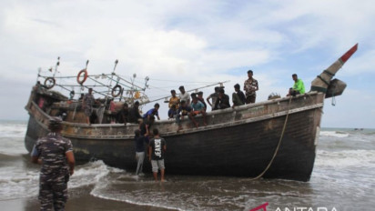 Kapal Pengangkut 184 Imigran Rohingya ke Aceh, Kabur