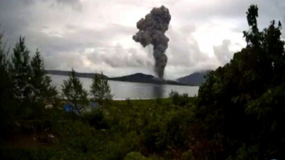 Gunung Anak Krakatau Kembali Erupsi, Kolom Abu Capai 2000 Meter