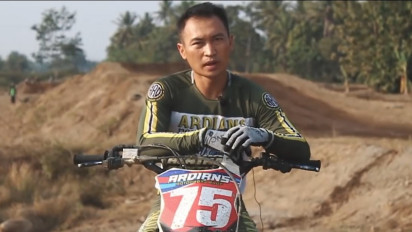 Menderita Tumor Ganas di Kepala, Pembalap Motocross Legendaris Irwan Ardiansyah Tutup Usia